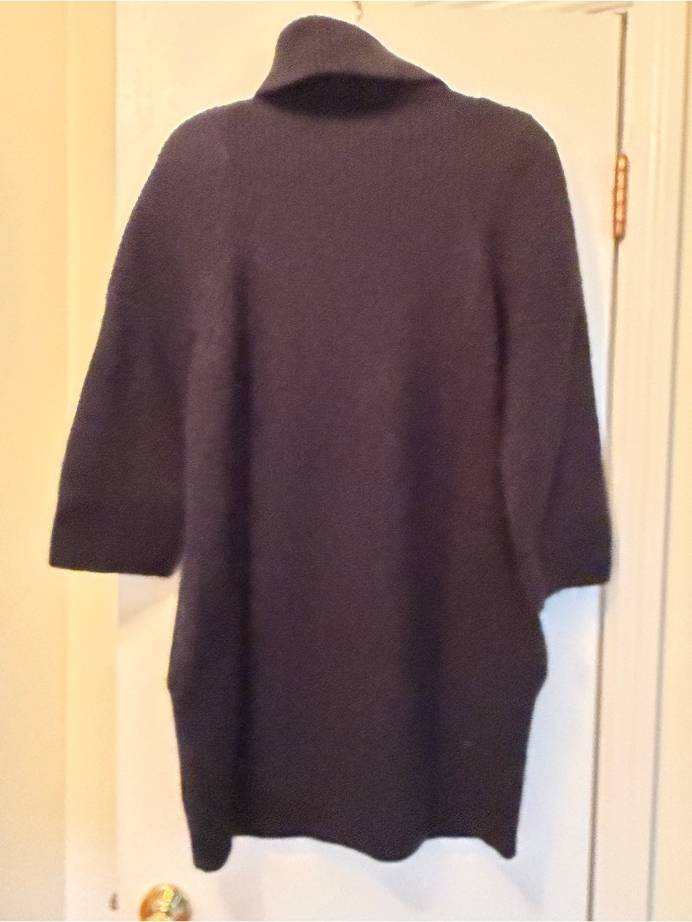 All Saints Black Turtleneck Cocoon Sweater
